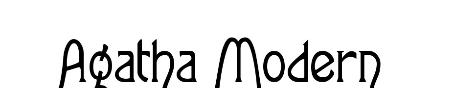 Agatha Modern Font Download Free